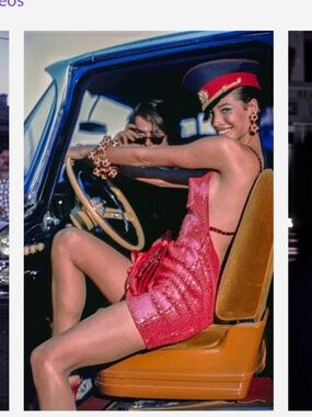 dress worn by Nikki Taylor in Seventh on Sale catalog 1990's, black, 4/6